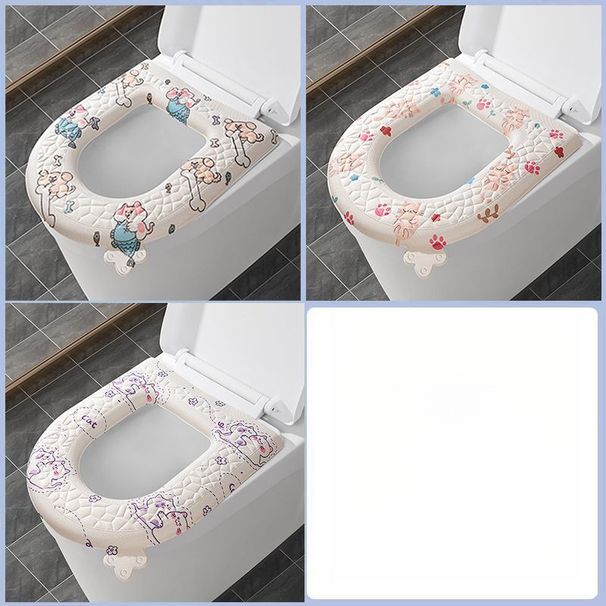 Cuscino per sedile WC universale, impermeabile, ispessito, per tutte le stagioni, caldo, lavabile e senza lavaggio_voghion.com