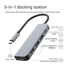 USB-C Docking Station To HDMI Multi-Function USB 3.0 Expander Type-C Expansion For Computer Monitor_voghion.com