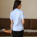 Premium Cotton Women’s Short-Sleeve Shirt – Wrinkle-Free Business Blouse For Office & Casual Wear (Multiple Colors & Sizes)_voghion.com