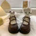 JK Versatile Testa Rotonda Fondo Spesso Piccola Pelle per Donna 2024 Nuovo Stile Britannico Estate Mary Jane Scarpe Singole_voghion.com