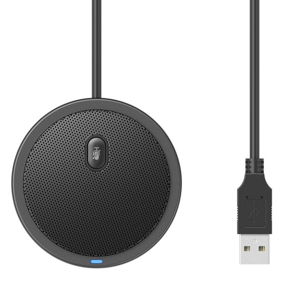 USB Omni-directional Condenser Mic for Meeting Business Conference Computer Laptop Voice Direct Pickup Microphone_voghion.com