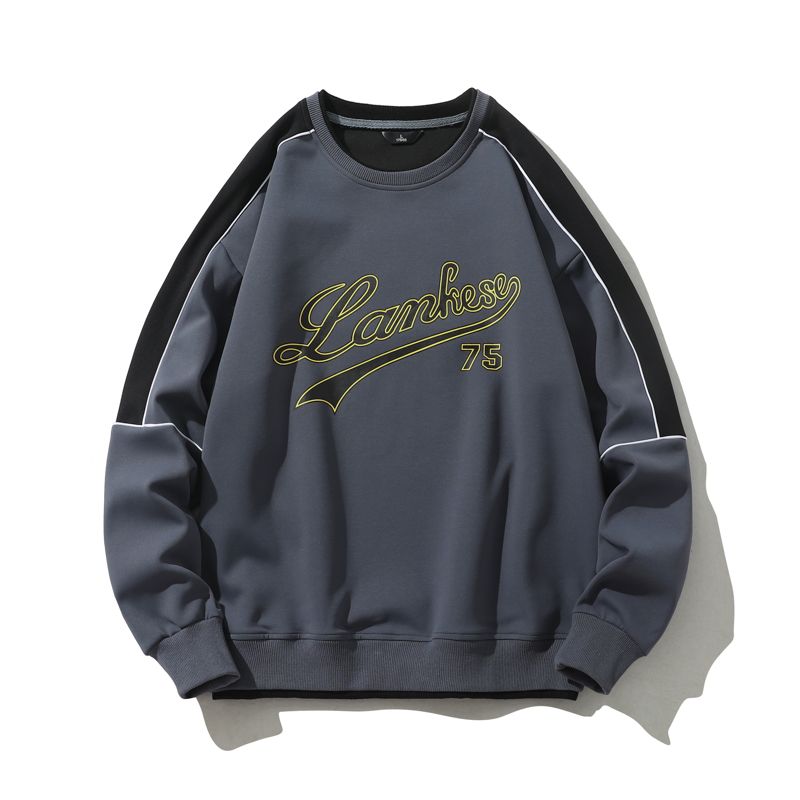 【 Yipin Source 】 YPY-6775-P27 Maglione girocollo con maniche raglan in due pezzi autunno finto per marchio di moda da uomo_voghion.com
