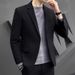 New Trendy Men's Top Handsome Loose Suit Coat Men's Spring and Autumn Versatile Casual Suit_voghion.com