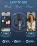Bežični lavalier mikrofon za iPhone iPad, bežični omnidirekcioni mikrofon s kopčom, plug-play mikrofon za intervju, video, podcast, vlog, YouTube_voghion.com