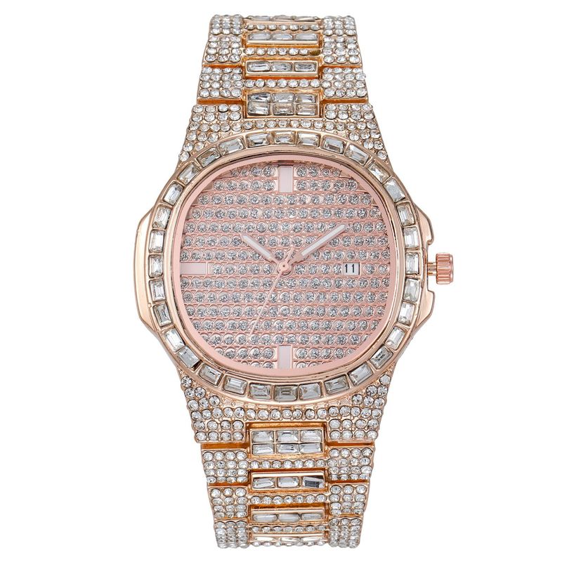 Relojes de acero para mujer, superventas 2025, con diamantes, agua e inglés, calendario y estrellas._voghion.com