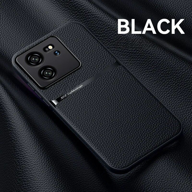 Xiaomi 13T-deksel magnetisk bilholder stativ støtsikkert deksel til Xiomi 14 13 12 11 Poco F5 X5 X6 C65 Pro skinndeksel_voghion.com