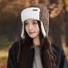 Women's Autumn Winter Retro Plush Lei Feng Versatile British Style Patched Knitted Cold-Proof Warm Hat New_voghion.com