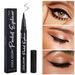 Lidschatten- und Liner-Kombination Cool Story Pocket Eyeliner Straight Liquid Schnelltrocknender Eyeliner-Stift Einfach zu färben Lazy Makeup_voghion.com