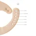 Bavaglino per neonati impermeabile in silicone per bambini piccoli, asciugamano per saliva per neonati, grembiule con cartoni animati, bavaglino regolabile con cartoni animati_voghion.com