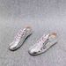 2025 Spring New Dot Metallic Leather Casual Single Hundred Flat Trainers_voghion.com