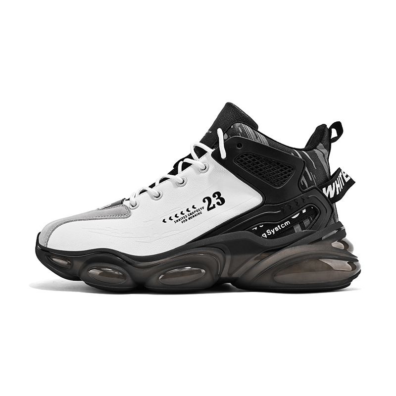 Lente en zomer herenschoenen Nieuw mesh ademend ajHigh-top basketbal sportloopschoenen heren all-match casual daddy trendy schoenen_voghion.com