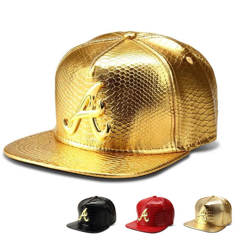 Trendikas PU krokodillinahast hiphop meestele, naistele, räpp-tagasi mütsile._voghion.com