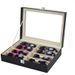 Watch Storage Box 12-digit Watch Case Wooden Pu Leather Watch Case With Lock Watch Case Display Case Storage Box_voghion.com