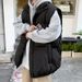 Daunenweste aus Baumwolle für Herren, warm, für den Winter, trendige Marke, einfarbig, Brotkleidung, locker, vielseitig, Stehkragen, Weste, Jacke_voghion.com