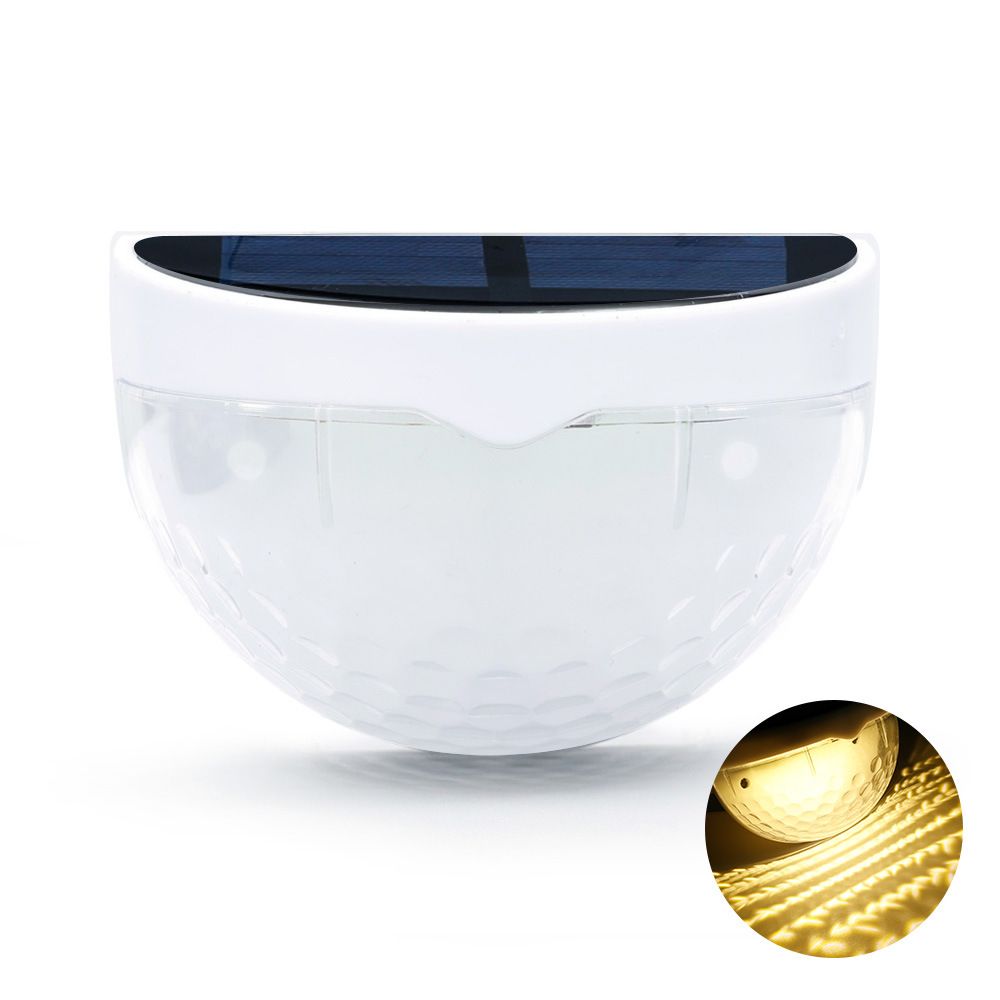 Lâmpadas LED à prova d'água para áreas externas, cercas decorativas de jardim e iluminação solar de parede_voghion.com