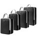 New diamond shaped compressed bag for business travel, classified storage of travel clothing, toiletries set_voghion.com