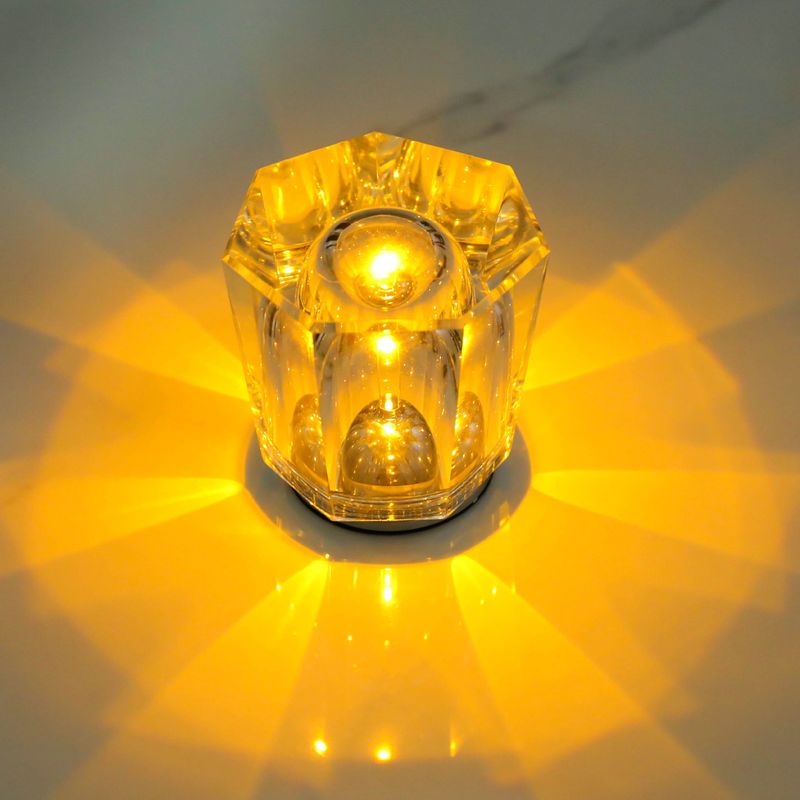 Crystal charging desk bar lamp, KTV dining table decoration atmosphere night lamp_voghion.com