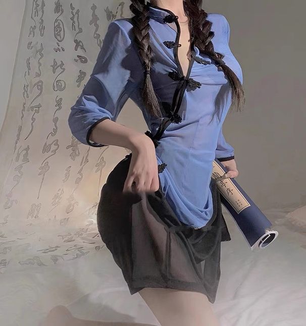 Seksi İtimatlar Büyük Beden Giysiler Coveiet Ücretsiz Yataktan Çıktı Yağ Mm 100.00kg Passio Küçük Göğüs Flirtig Sıcak Pamas İçin_voghion.com