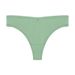 European And American New Solid Color Seamless Underwear Beach Bikini Fashionable High Elastic Comfortable Triangle T Shaped Underwear_voghion.com