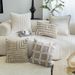 2025 Silent Wind Cream Color Series Three-Dimensional Cluster Modern Simple Light Luxury Cushion Cover Famous Host Sofa_voghion.com