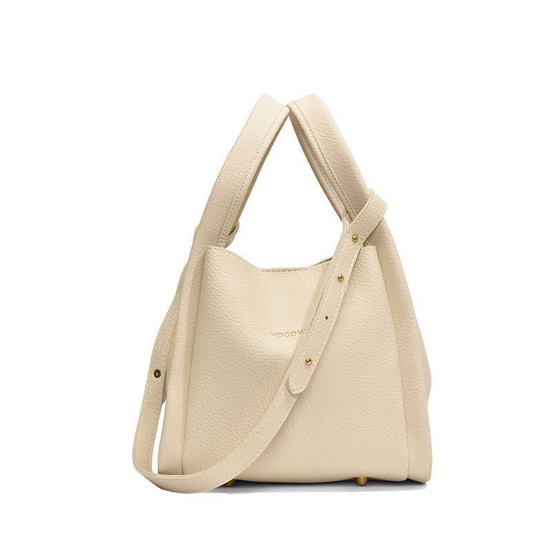 Litchi patterned bucket 2024 new women's bag minimalist summer single shoulder bag, hand-held vegetable basket, bun_voghion.com