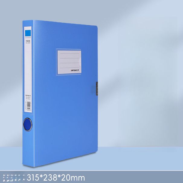 Wengu Confezione da 10 scatole portadocumenti per ufficio in plastica spessa A4 per ricevute e documenti, resistenti_voghion.com