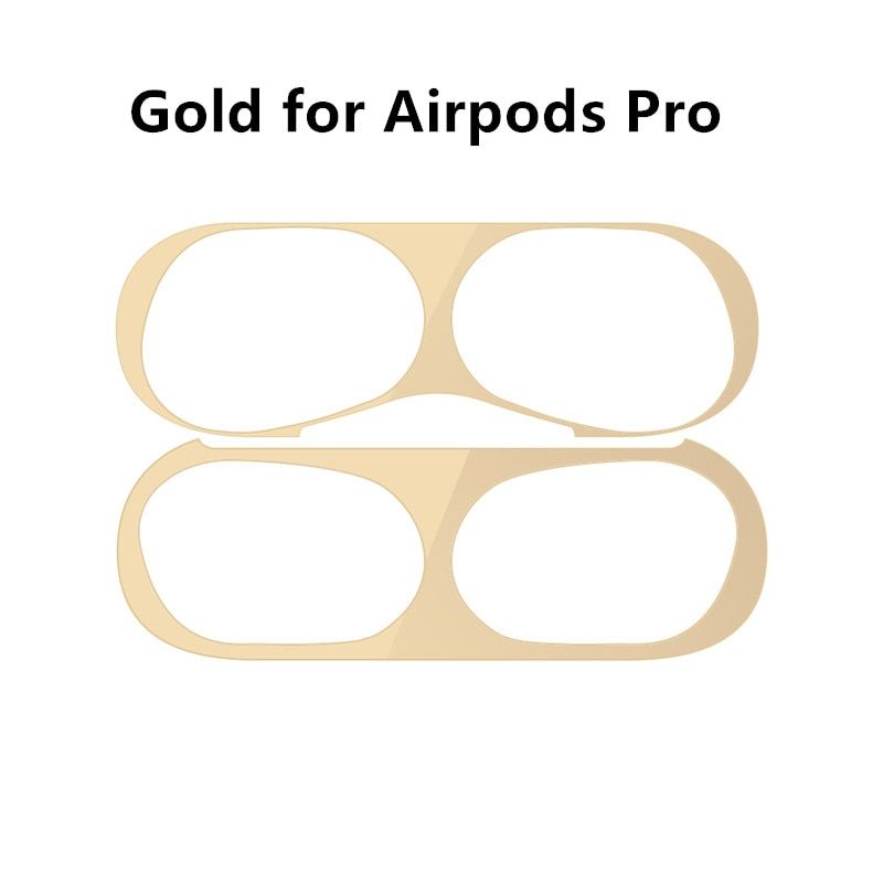 Nové pro Airpods Pro 2 Kovový kryt proti prachu Pouzdro s nálepkou Kryt na sluchátka pro Airpods AirPods Pro 3 Nabíjecí box pro sluchátka Příslušenství_voghion.com