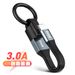 Schlüsselanhänger Mini tragbares USB-Datenkabel für iPhone 14 3A Schnelllade-Micro-USB-Typ-C-Kurzkabel für Sam_voghion.com