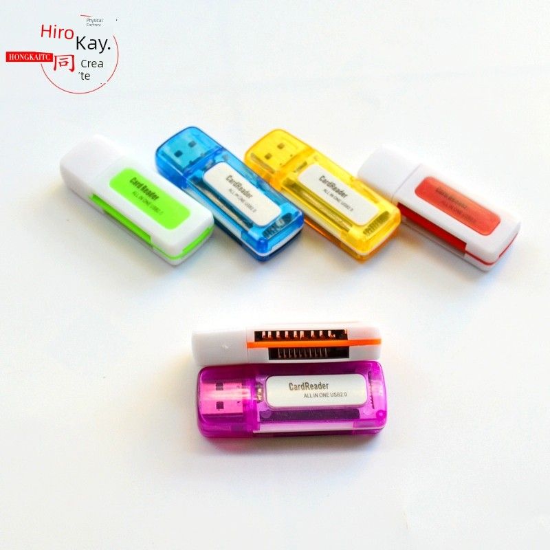 Lettore di schede di memoria mini multifunzione Hot Jade ad alta velocità 2.0 4 in 1 SD TF M2 Ms_voghion.com