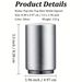 Abridor de botellas de cerveza de acero inoxidable de primera calidad, automático, con botón magnético, para el hogar, picnics, camping, bares, fiestas, fácil de usar, plateado._voghion.com