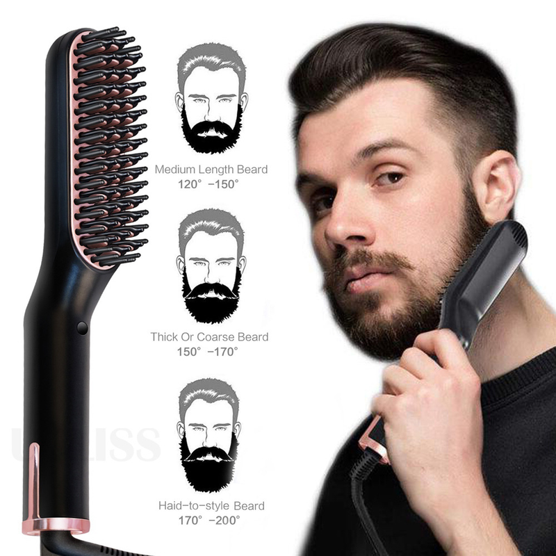 Mini-Glättkamm für Bart und Haare – Elektrisches Styling-Tool für Männer
ACZT_voghion.com