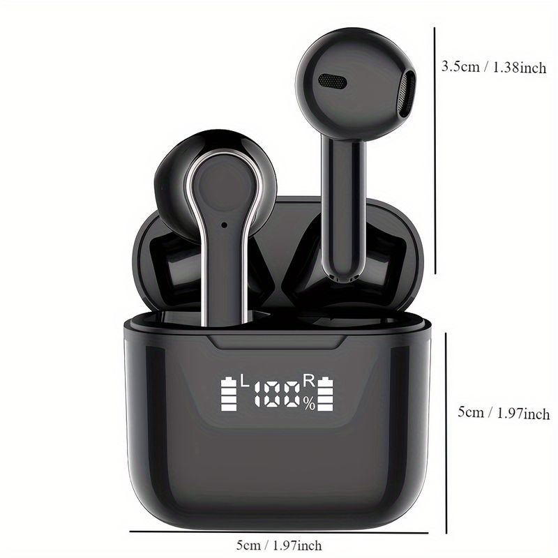 New Wireless Power Headset Stereo In-ear Ultra-long Standby High Quality Unisex Gaming And Sports Suitable For Ios Android_voghion.com