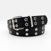 Punk Belt For Women - Double Row Star Studded Waist Chain | Gothic Hollow-Out Design & Hip Hop Streetwear Strap (Adjustable 26-40 Inch)_voghion.com