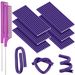 62-teiliges Universal-Schwamm-Lockenwickler-Set ohne Hitze, flexibler Schaumstoff, Lockenstäbe, Kamm_voghion.com