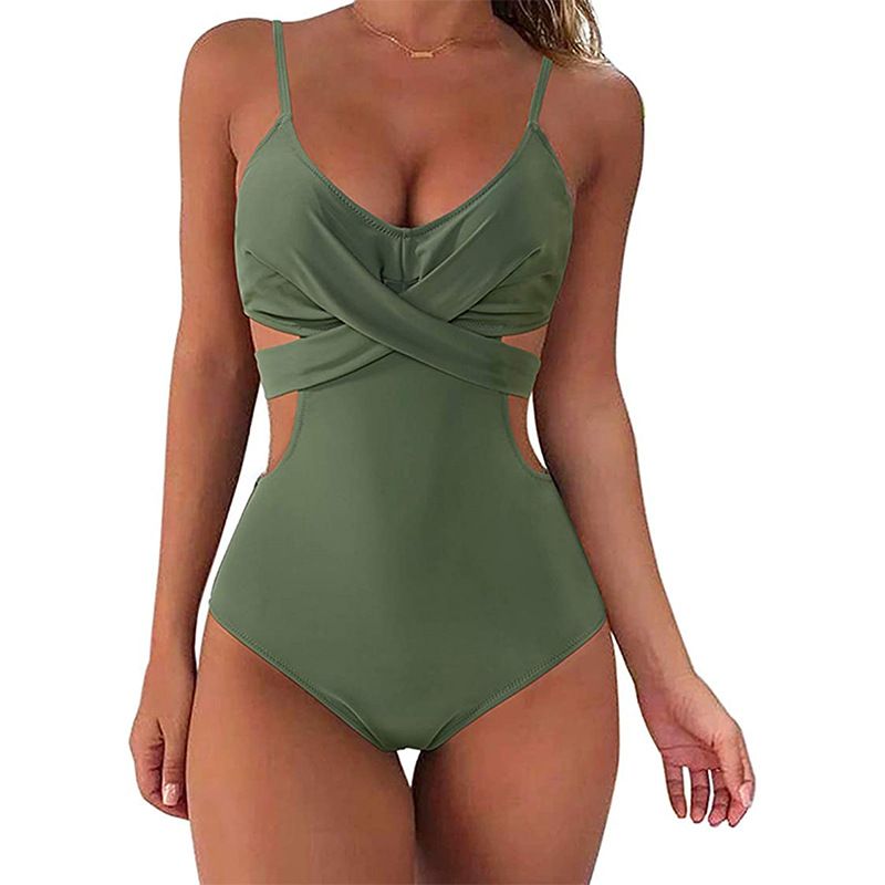 Women's Clothing Print Sexy Backless Swimsuit Exclusive Snakeskin Pattern_voghion.com