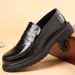 Men's Top Layer Cowhide Spring New Style Business Casual Men's High-end Genuine Leather Thick Soled Single Shoes Wenzhou_voghion.com