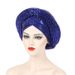 vendita calda paillettes pesanti laminate cappello da donna con croce sulla fronte cappello africano cappello musulmano_voghion.com