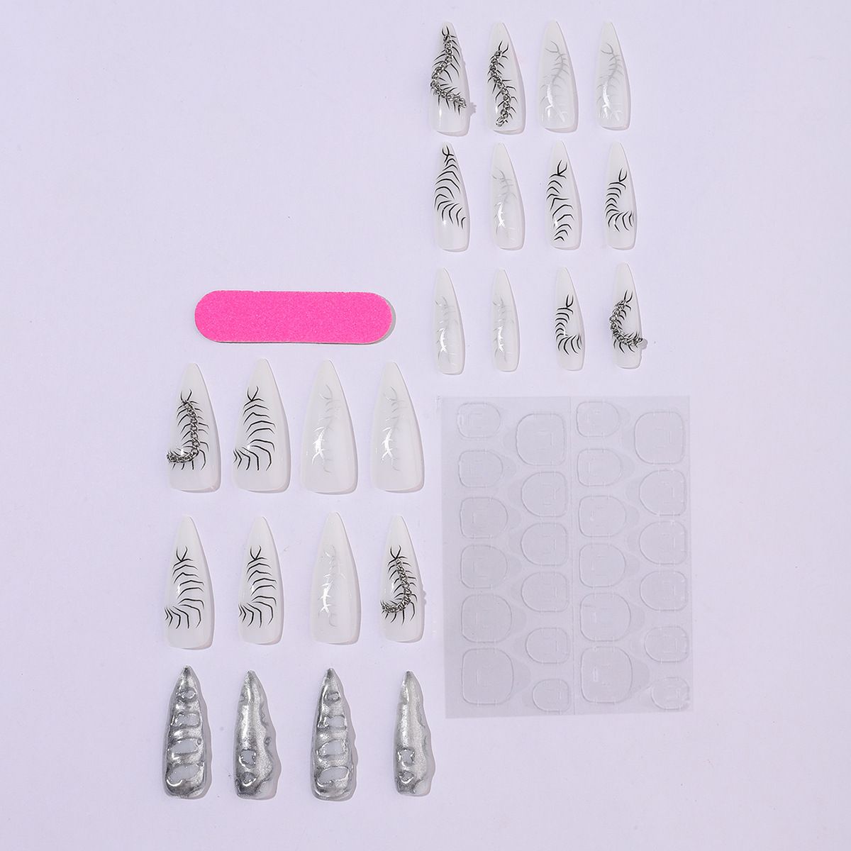 Pitkät teräväkärkiset kynnet Tummat ja viileät eurooppalaiset ja amerikkalaiset kynnet Käyttökelpoiset tekokynnet Käyttökelpoiset kynnet_voghion.com