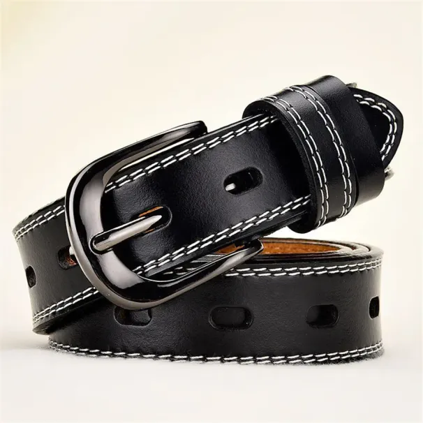 Heren Designers Riemen Dames Tailleband Ceinture Messing Gesp Echt Leer Klassieke Designer Riem Hoogwaardig Rundleer_voghion.com