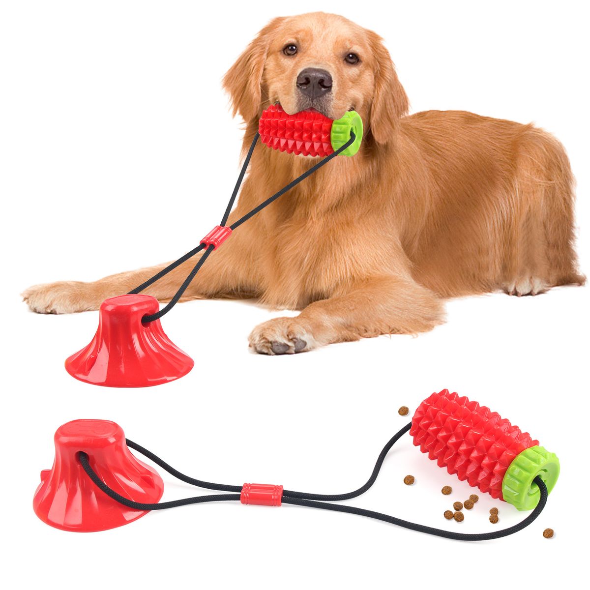 Pet Simulation Big Pineapple With Suction Cup Chew Toy Training Boredom Relief Dog Teeth Grinding Stick_voghion.com