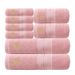 Towel Set Household Pure Cotton Bath Face Wash Absorbent Towel Bath Towel Square Towel Multi Piece Set Embroidery_voghion.com