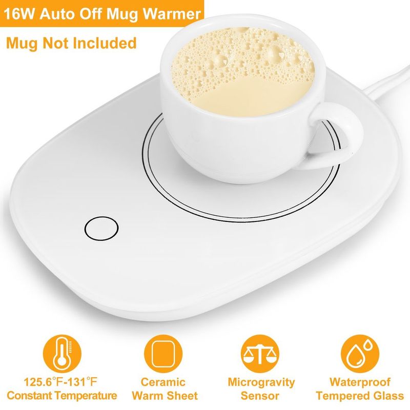 Coffee Mug Warmer Cup Warmer Auto Shut Off Coffee Tea Milk Electric Heater Pad Office Home Desk Coffee Mug Warmer_voghion.com