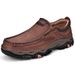 Shoes 2025 Spring New Slip-On Men's Leather Loafers_voghion.com