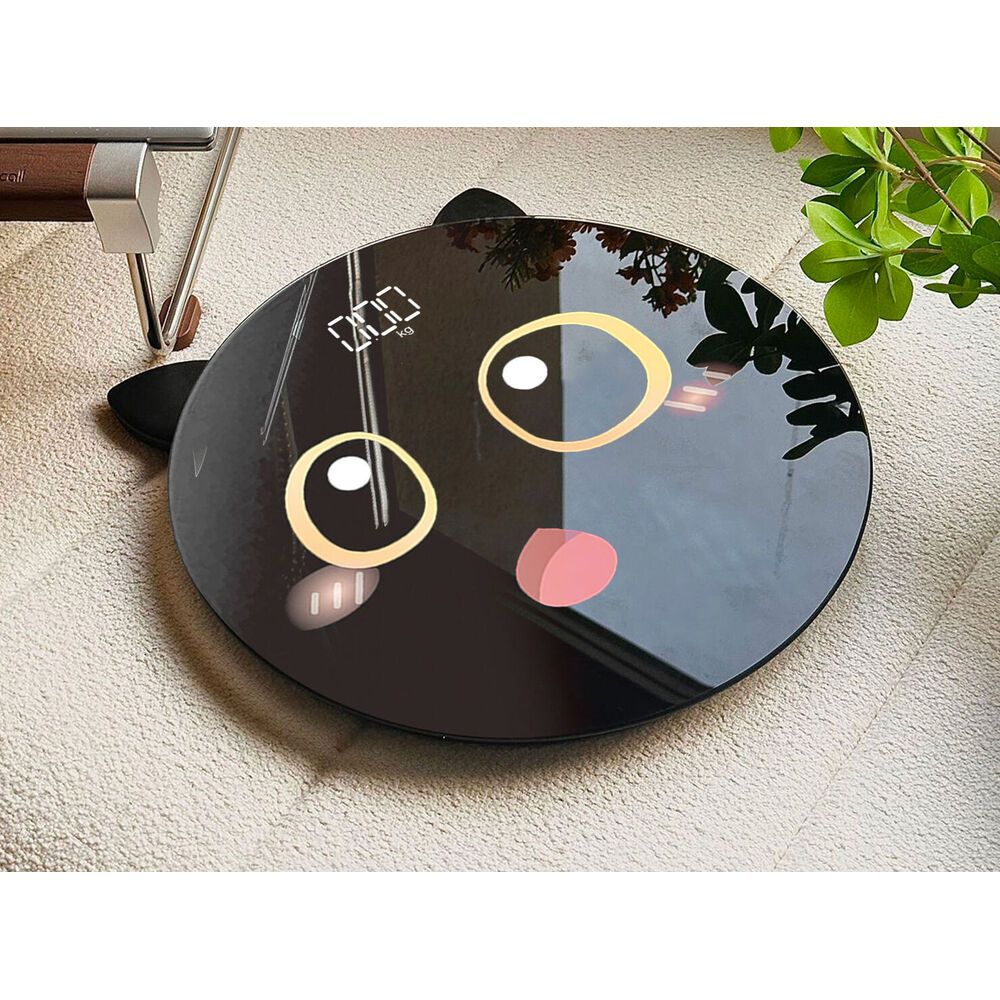 Electronic Household Weight Accurate Durable Small Dormitory Cartoon Body Charging Health Scale_voghion.com