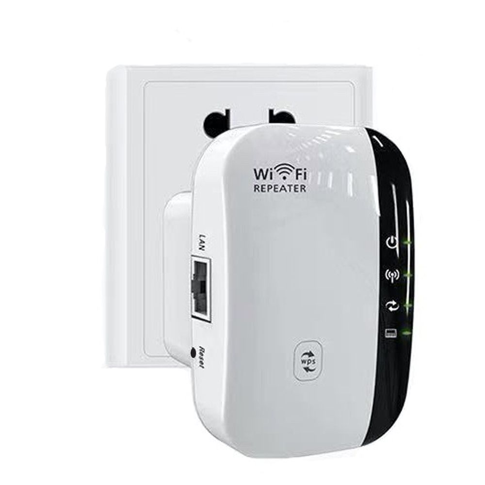 Trådlös WiFi-repeater Signalförstärkare 802.11N/B/G Wi-fi-räckviddsförlängare 300 Mbps signalförstärkare Repetidor_voghion.com