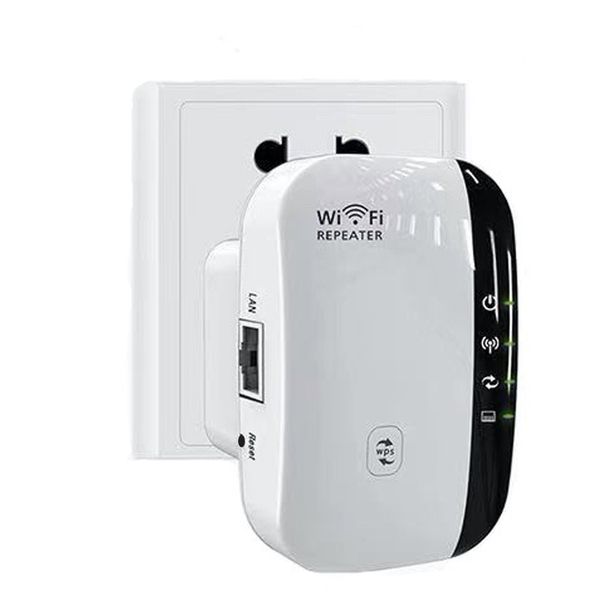 Trådlös WiFi-repeater Signalförstärkare 802.11N/B/G Wi-fi-räckviddsförlängare 300 Mbps signalförstärkare Repetidor_voghion.com