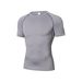 Men's Clothing Sports Elite Short Sleeved Quick Drying Clothes For Men Running Basketball Training Bottoming Shirt Elastic And Breathable Tights_voghion.com