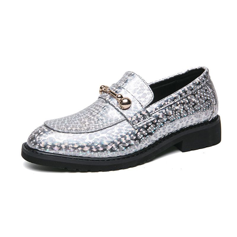 Unbeatable Quality Large British Patent Leather Smooth Pointed Men's Shoes Size 38-46 New Height Increasing Loafers For Men_voghion.com