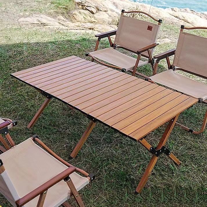 Ensemble de table et de chaises de camping pliables pour l'extérieur_voghion.com