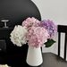 3D Printed Elsa Hydrangea Artificial Flower Bouquet - Elegant Home Decor For Living Room, Coffee Table, Dining Table, And Bedroom_voghion.com